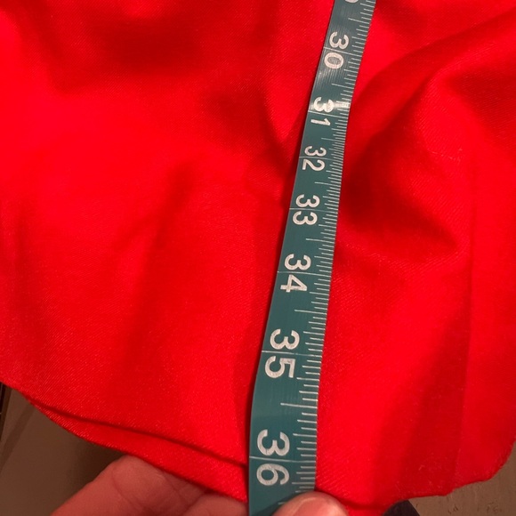 J. Crew Red Ruffle Mini Dress - Picture 11 of 12